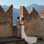 Wedding in Malcesine Castle: Lesley Harrison